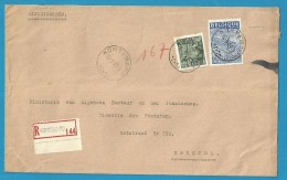 768+771 Op Brief Aangetekend Met Stempel KORTEMARK (VK) - 1948 Export