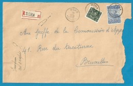 768+771 Op Brief Aangetekend Met Stempel MOHA  (VK) - 1948 Export