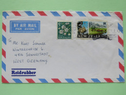 New Zealand 1974 Cover Auckland To Germany - Flowers Export Cows Milk - Cartas & Documentos