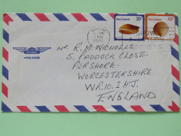 New Zealand 1982 Cover Panmure To England - Shells - Brieven En Documenten