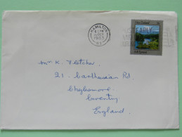 New Zealand 1983 Cover Hamilton To England - Mt Egmont - Brieven En Documenten