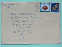 New Zealand 1984 Cover Lower Hutt To England - Shell Minerals - Covers & Documents