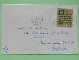 New Zealand 1988 Cover To England - Christmas - Lettres & Documents