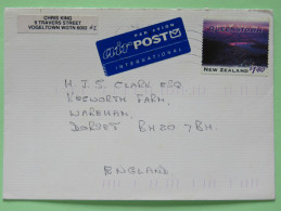 New Zealand 1995 Cover Vogeltown To England - Queenstown - Briefe U. Dokumente