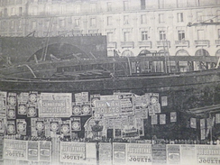 CPA 75 Paris Métro Travaux Du Chemin De Fer Métropolitain Caisson Elliptique De La Gare Saint Michel, Commencement ... - Métro Parisien, Gares