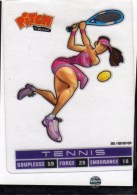 Carte Sports Pitch Pasquier Tennis Feminin - Other & Unclassified