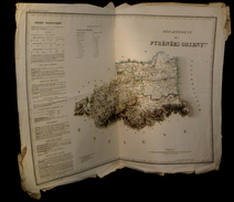 [PERPIGNAN CERET PRADES] DUFOUR (Auguste-Henri) - Carte Du Département Des Pyrénées-Orientales. - Midi-Pyrénées