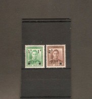 NEW ZEALAND 1941 SURCHARGE SET SG 628/629  MOUNTED MINT Cat £3.50 - Nuevos