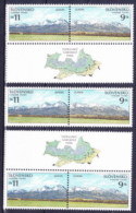 ** Slovaquie 1999 Mi 337-8 Zf+ZW, (MNH) Tout Les Combination Possible - Nuevos