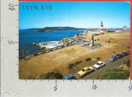 CARTOLINA VG REGNO UNITO - PLYMOUTH - The Hoe And Drake's Island - 10 X 15 - ANN. 19?? - Plymouth