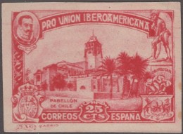 FAC-53 ESPAÑA SPAIN SEGUI OLD FACSIMILE REPRODUCTION 1929 PABELLON DE CHILE - Prove & Ristampe