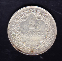 BELGIUM MORIN CAT N° 283 SUP   1910.  (B 50 ) - 2 Francs