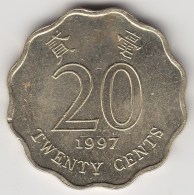 @Y@   Hong Kong  20 Cents  1997     (3710) - Hong Kong