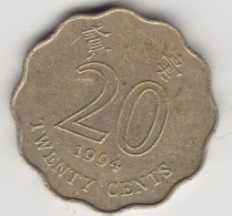 @Y@   Hong Kong  20 Cents  1994     (3714) - Hong Kong