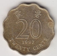 @Y@   Hong Kong  20 Cents  1997     (3716) - Hong Kong