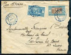 SENEGAL - N° 72 (2) + 85 & 86 / LETTRE AVION DE DAKAR LE 7/9/1943 POUR THONON - TB - Brieven En Documenten