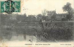 -ref-N520 - Yvelines - Croissy Sur Seine - Croissy - Vue Prise Dans L Ile - Villas - Villa -  Carte Bon Etat - - Croissy-sur-Seine