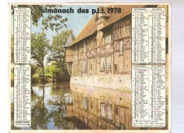 Almanach Des PTT De 1978 Département 86 Moulin Sur Le Loing Manoir De Coupesarte (Calvados) - Formato Grande : 1921-40