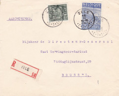 Exportation / Lettre En Recommandé De ZELE - 1948 Exportación