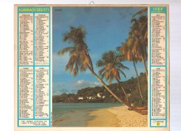 Almanach Des PTT De 1984 Département (78, 91,95) Les Antilles - Tamaño Grande : 1921-40