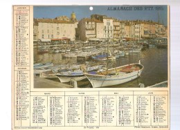 Almanach Des PTT De 1983 Département (92,93,94) Saint Tropez (Var) Port Cros (Var) - Grand Format : 1921-40