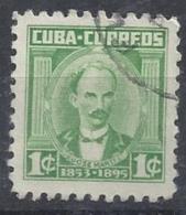 Cuba  1954  Personalities: Jose Marti  (o)  1c - Usados