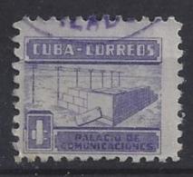 Cuba  1951  P.O. Rebuilding Fund  (o) 1c - Usados