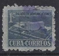 Cuba  1952  P.O. Rebuilding Fund  (o) 1c - Usados