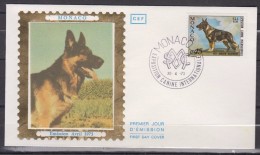 MONAC0     1973   Premier Jour      Exposition Canine Internationale De Monte Carlo - Storia Postale