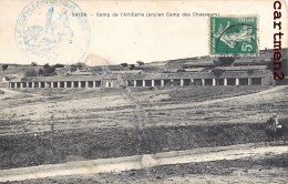 SAÏDA CAMP DE L'ARTILLERIE ANCIEN CAMP DES CHASSEURS + CACHET MILITAIRE GUERRE ALGERIE - Saïda