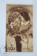 Old 1934 Cinema/ Movie Advtg Image - Movie: Curly Top, Actors: Shirley Temple, John Boles, Rochelle Hudson - Cinema Advertisement