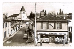 CPSM 40 CASTETS DES LANDES RUE DE L'EGLISE - Castets