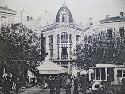 CPA 30 Gard Alès Alais Automobile Des Cévennes Et Place De La République - Alès