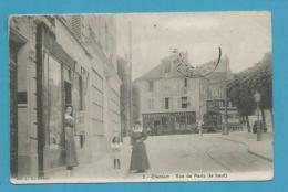 CPA 2 - Commerce Marchand De Cartes Postales Rue De Paris CLAMART 92 - Clamart