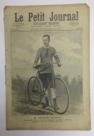LE PETIT JOURNAL 26 SEPTEMBRE 1891 - No 44 - CHARLES TERRONT CYCLISTE - Magazines - Before 1900