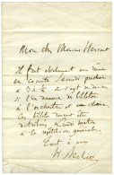 BERLIOZ Hector (1803-1869), Compositeur Et Chef D'orchestre. - Autres & Non Classés