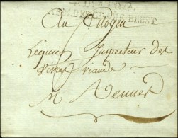 4e Don. DEB / ARM. DES CT DE BREST Sur Lettre Avec Texte Daté De Nantes An 3. - TB. - R. - Sellos De La Armada (antes De 1900)