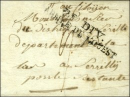 2E DIV. / ARMÉE DE L'OUEST Sur Lettre Avec Texte Daté De Niort An 2. - TB. - Army Postmarks (before 1900)