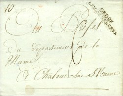 3e Don / ARM. DE RESERVE Sur Lettre Avec Texte Daté De Coire An 9. - TB / SUP. - R. - Bolli Militari (ante 1900)