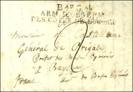 Bau Gal ARM. D'OBSERV / DES CÔTES DE L'OCEAN Sur Lettre Avec Texte Daté De Buitrago. 1808. - TB / SUP.... - Bolli Militari (ante 1900)