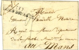 (I) / ARM. D'ESPAGNE Sur Lettre Avec Texte Daté De Vitoria. 1826. - TB / SUP. - Legerstempels (voor 1900)