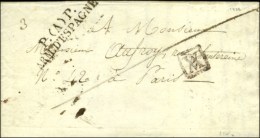 P.(A)P. / ARM. D'ESPAGNE Sur Lettre Avec Texte Daté De Barcelone. 1826. - TB / SUP. - Legerstempels (voor 1900)