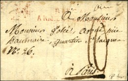 Bau Gal / ARM. DE PORTUGAL Rouge Sur Lettre Avec Texte Daté De Placencia. 1812. - TB. - Bolli Militari (ante 1900)