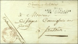 N° 24 / ARM. FRANCAISE / EN ESPAGNE Sur Lettre Avec Texte Daté De Burgos, Adressée En Franchise.... - Legerstempels (voor 1900)
