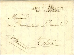 N° 14 / ARM. FRANCAISE / EN ESPAGNE Sur Lettre Avec Texte Daté De Madrid, Adressée En Franchise... - Legerstempels (voor 1900)