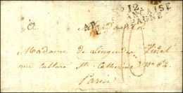 N° 12 / ARM. FRANCAISE / EN ESPAGNE Sur Lettre Avec Texte Daté De Orduna. 1810. - TB. - Legerstempels (voor 1900)
