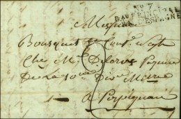 N° 7 / Bau PRINCIPAL / ARM D'ESPAGNE Sur Lettre Avec Texte Daté De Gironne. 1810. - TB / SUP. - Legerstempels (voor 1900)