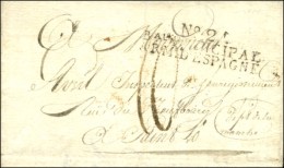 N° 2 / Bau PRINCIPAL / ARM D'ESPAGNE Sur Lettre Avec Texte Daté De Balaresa. 1810. - SUP. - Legerstempels (voor 1900)