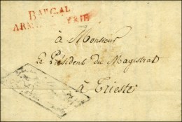 Bau Gl / ARM D'ILLYRIE Sur Lettre Avec Texte Daté De Laybach 1810 Pour Trieste. - TB. - R. - Legerstempels (voor 1900)