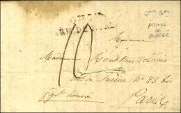 Qer Gal / ARM. DE MOREE Sur Lettre Avec Long Texte Daté De Nauplie Et Entailles De Purification. 1831. - TB.... - Legerstempels (voor 1900)